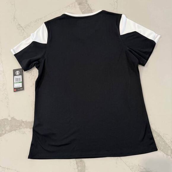 Under Armour NWT Athletic Heat Gear Soccer Jersey Women’s Size Large Loose Fit - Picture 6 of 7
